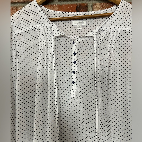 Charming Charlie Sheer Blouse - Picture 3 of 7